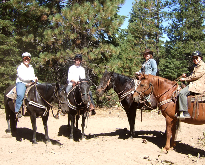 horse riding